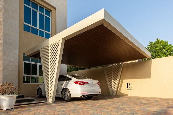 تصميم مظلات سيارات حديثة في جدة