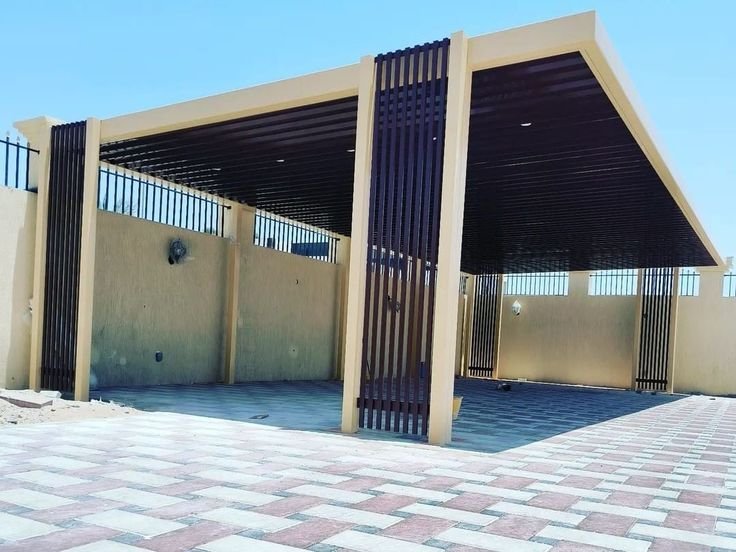 مظلات سيارات مباني جدة