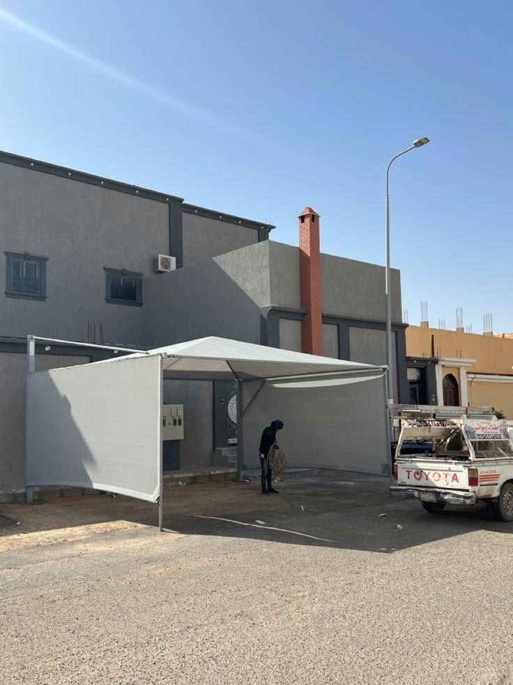 مظلات مواقف خارجية مكة